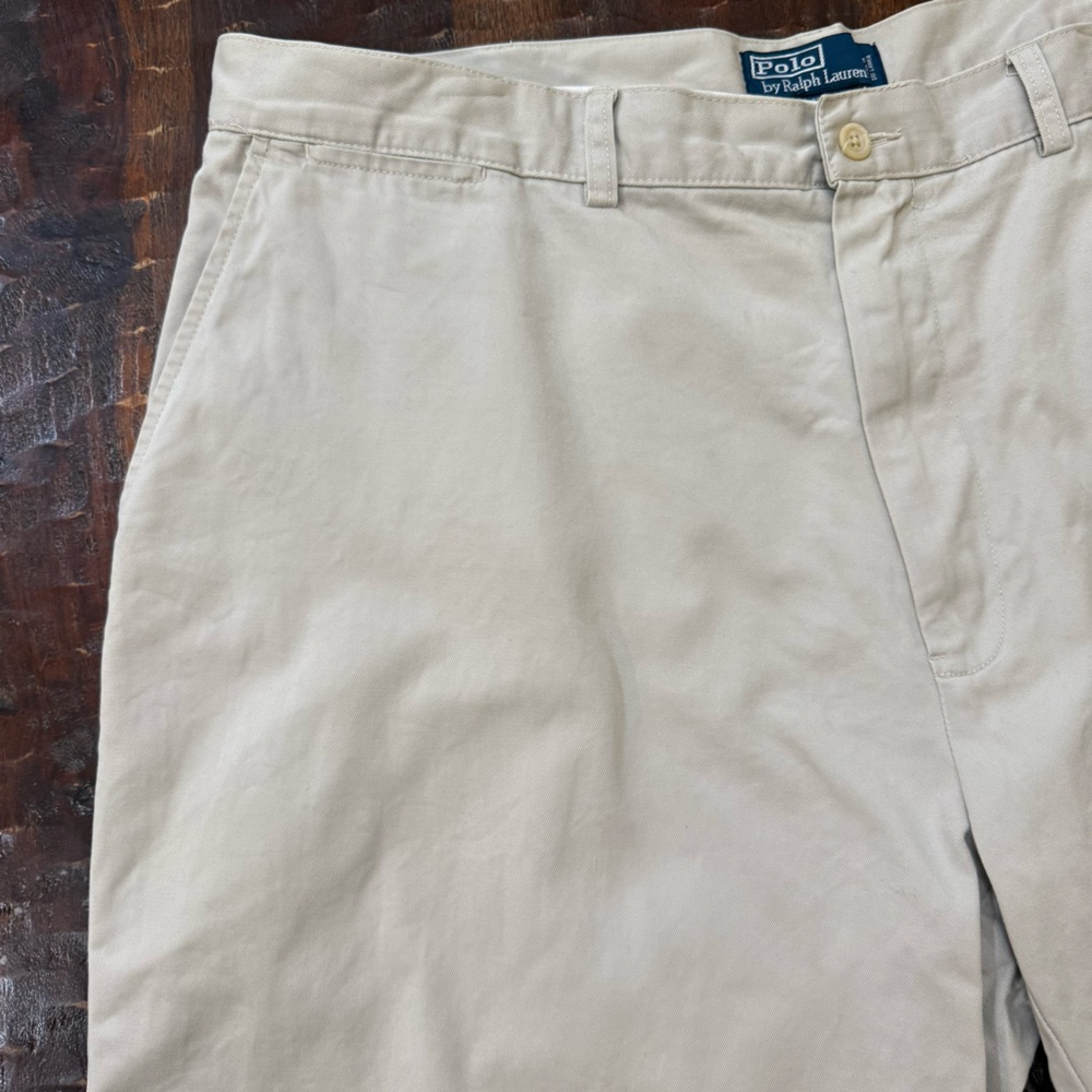 Polo Ralph Lauren Prospect Flat Front Men Shorts in Classic Stone W 42 - Picture 6 of 14